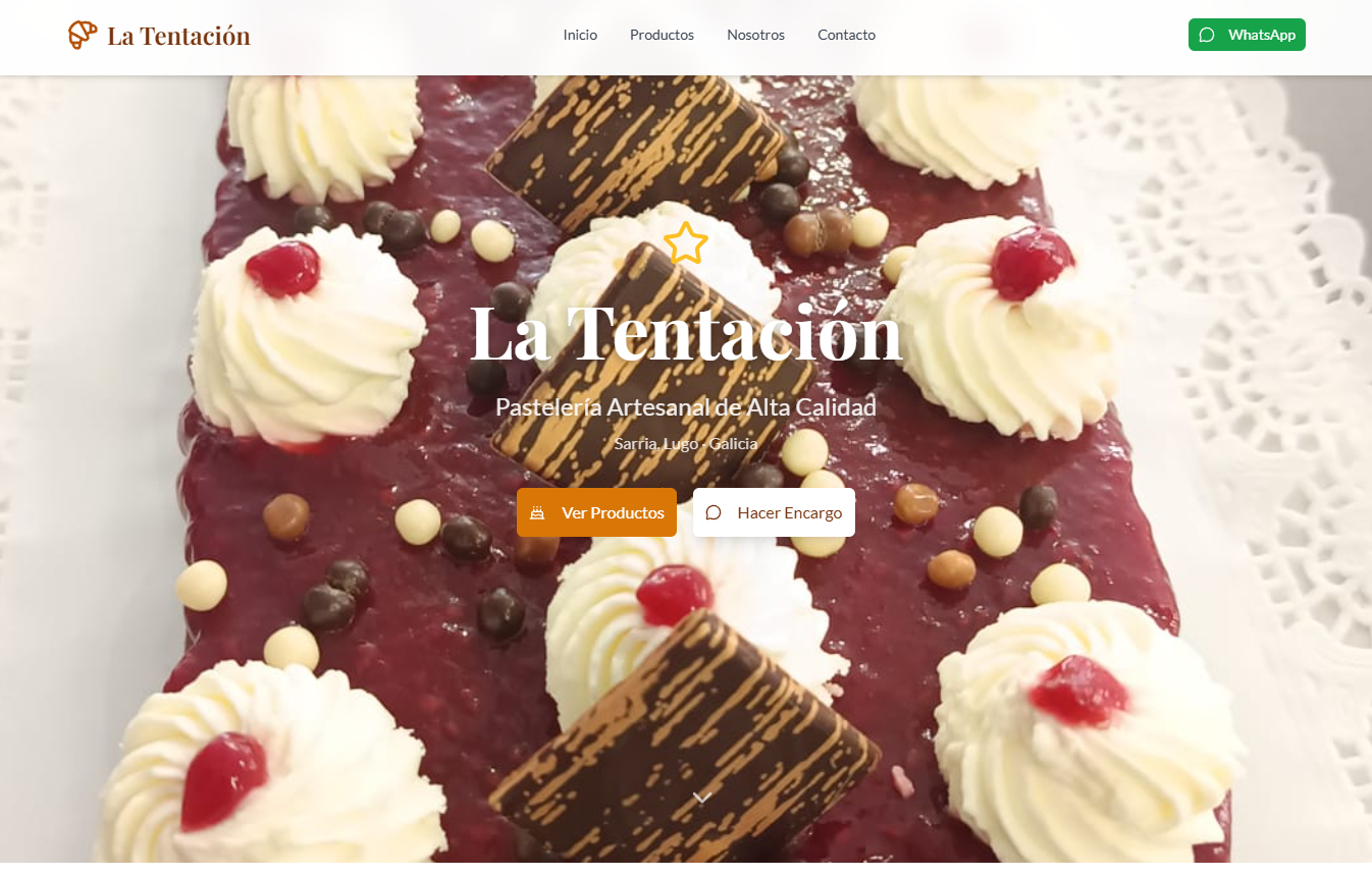 La Tentación — Pastelería artesanal