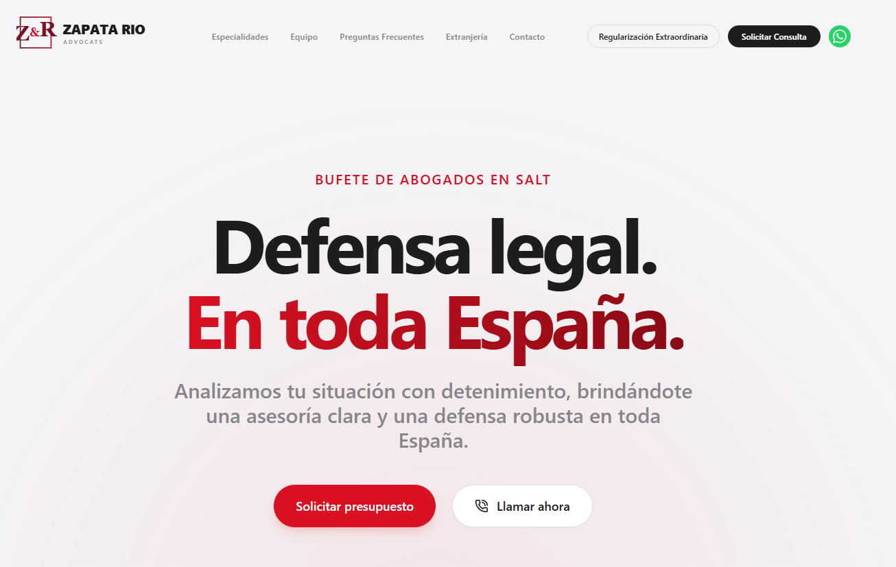 Zapata & Rio Advocats — Despacho de abogados